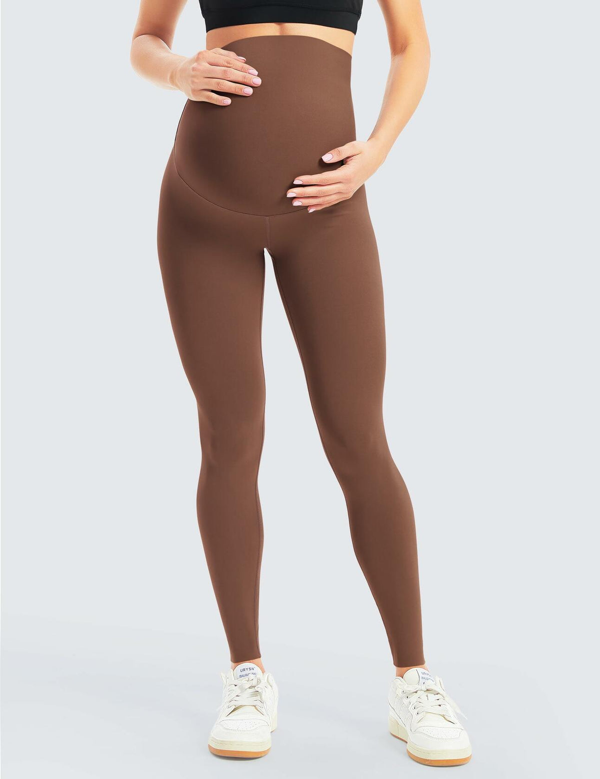 BONVIGOR Maternity Leggings Over Belly Full Length Yoga Pants
