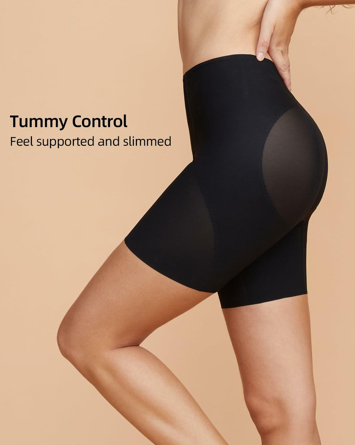 Zoe Jacobs Butt Lifting Shapewear Shorts Tummy Control Black XL