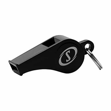 Spalding Plastic Whistle with Lanyard Black 1-Pack