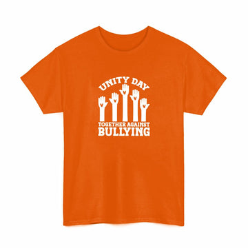Youth Unity Day Shirt Heart Rainbow Be Kind Anti-Bullying Tee Size 12