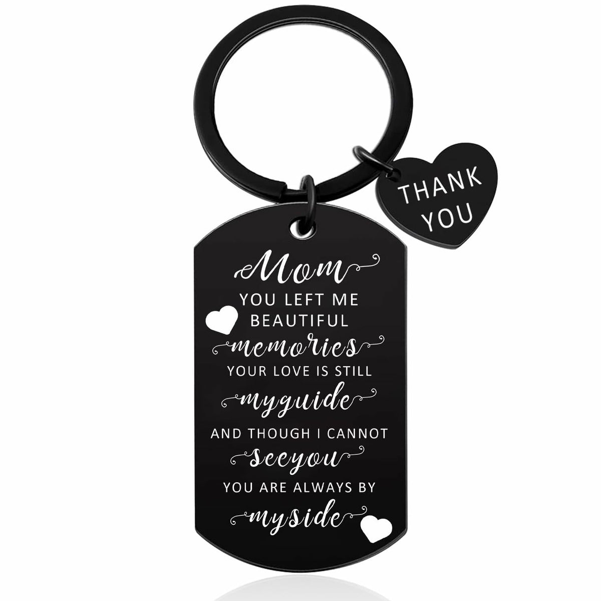 Potok Sympathy Gifts Keychain Loss of Mom Memorial Gift Eternal Love