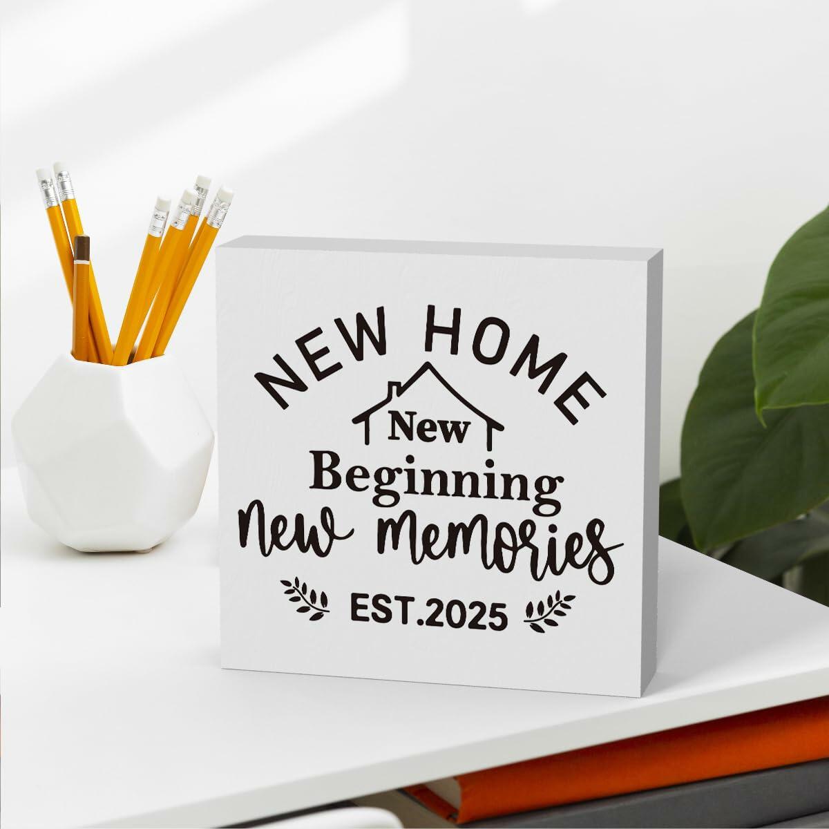 House Warming Gifts Home Sweet Home Sign New Home Decor 5x5 Inch