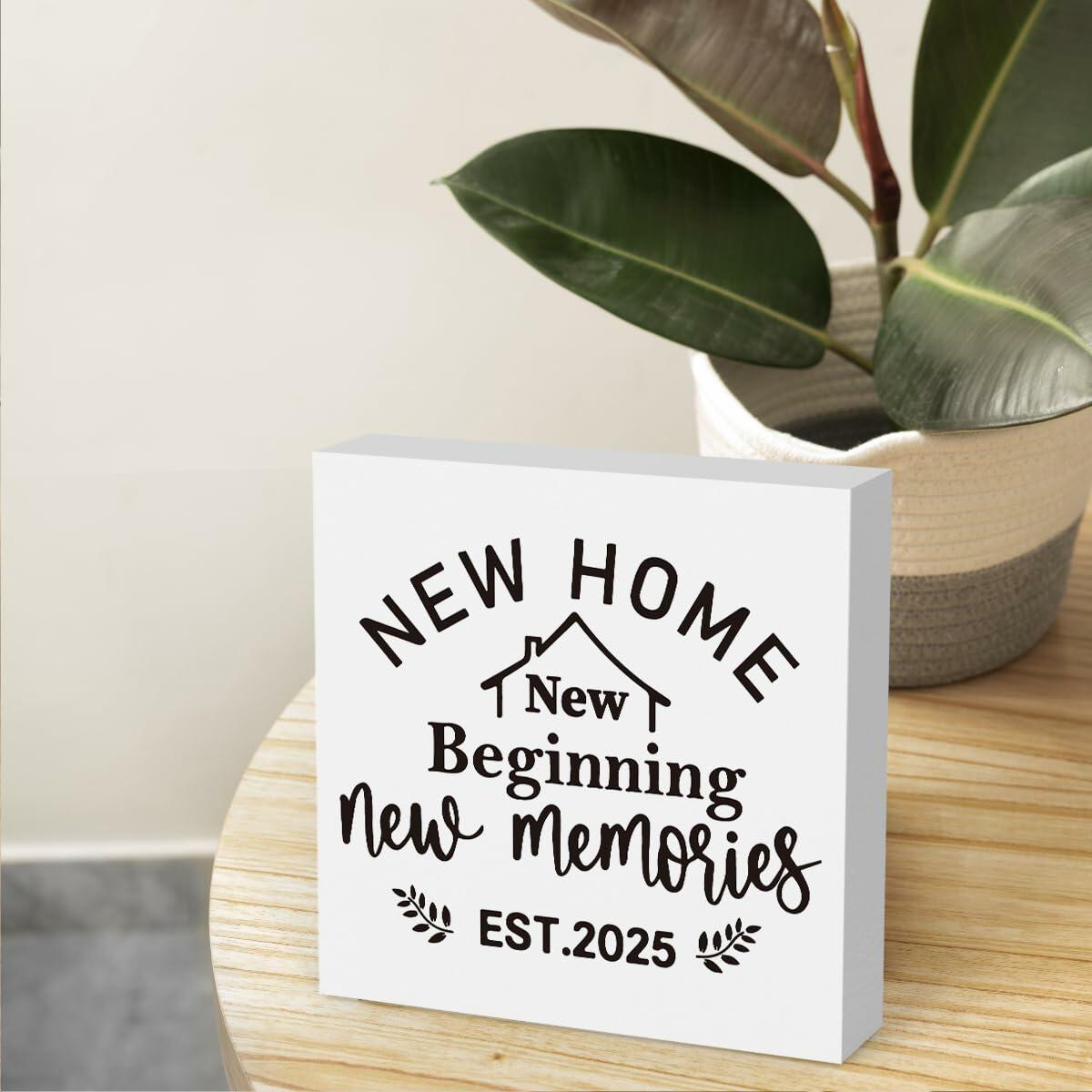 House Warming Gifts Home Sweet Home Sign New Home Decor 5x5 Inch