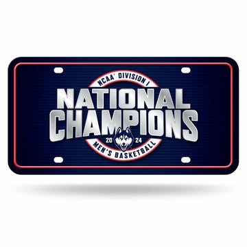 Rico Industries NCAA Connecticut Huskies 2024 Basketball Metal Tag