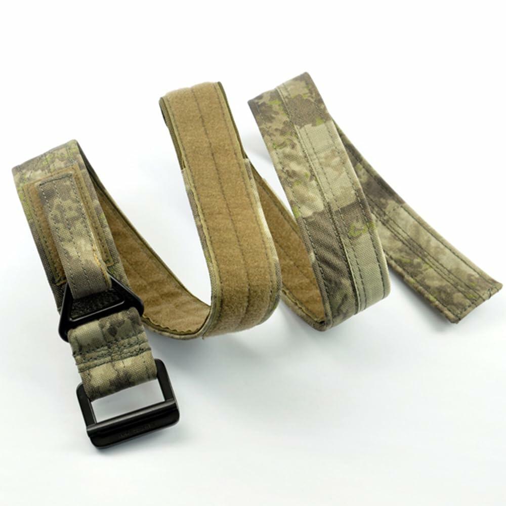 Tactical Belt Men Adjustable Loop Inner Duty Waist Gear Purple Camo