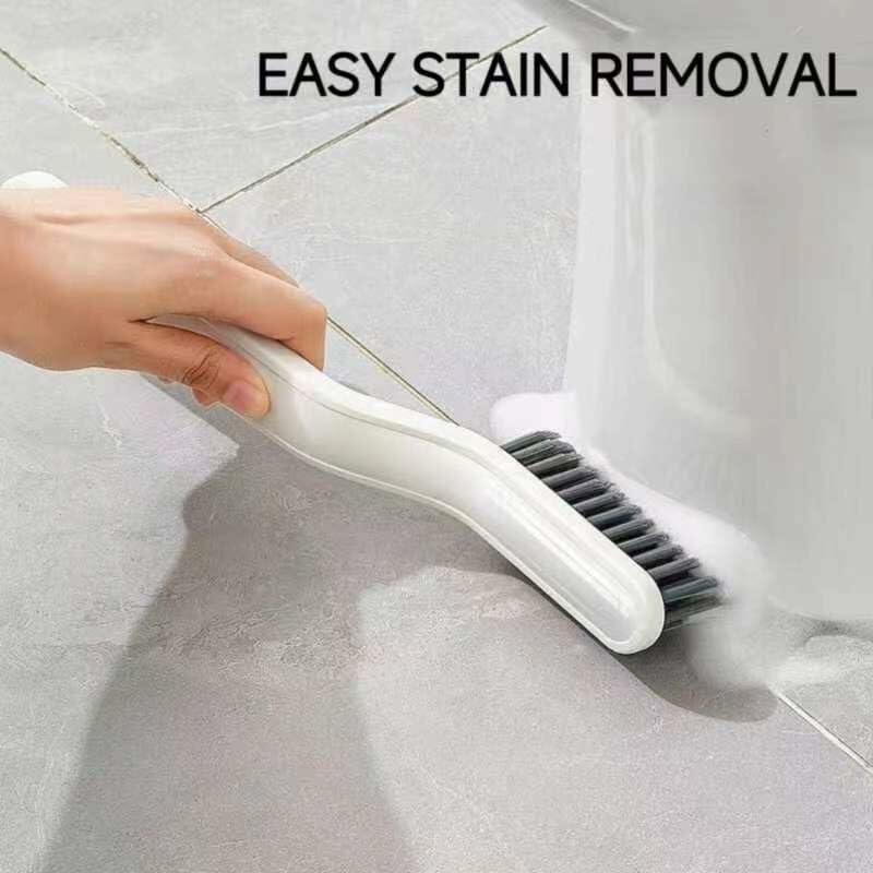 2PCS Window Groove Cleaning Brush V Shape Multifunctional White