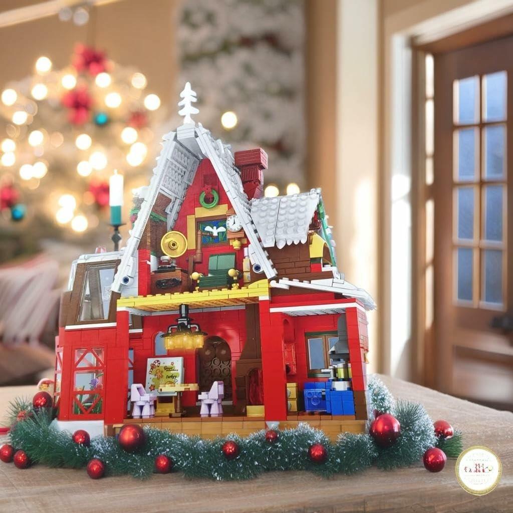 Chodia Gingerbread House Building Block Set Xmas Ornaments 1301 PCS