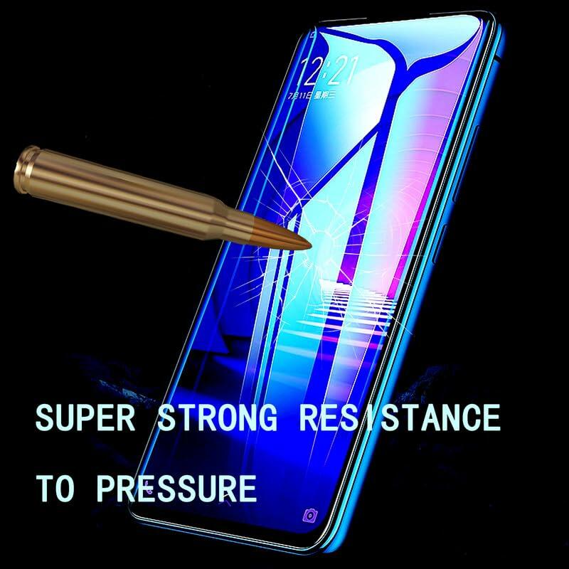 NEOYUKL Cricket Icon 5 AT&T Motivate 4 Case Tempered Glass Black 1 Pack