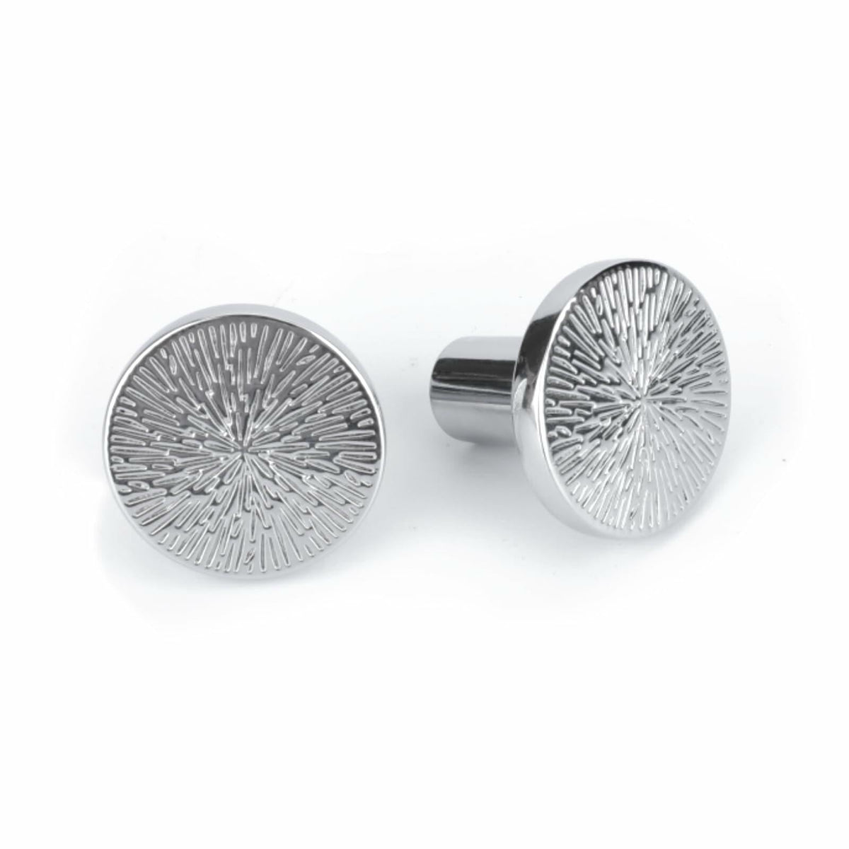 Rergy 10 Pack Silver Zinc Alloy Drawer Knobs Cabinet Pulls Decorative Hardware