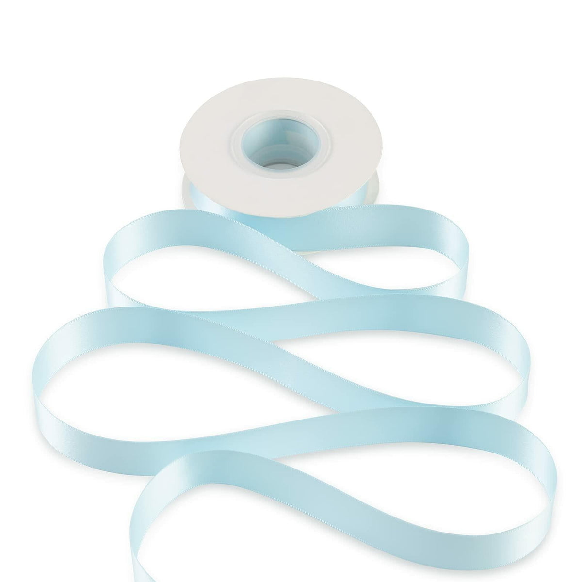 DINDOSAL Satin Ribbon 1 Inch Double Face Turquoise 25 Yards Wedding Decor