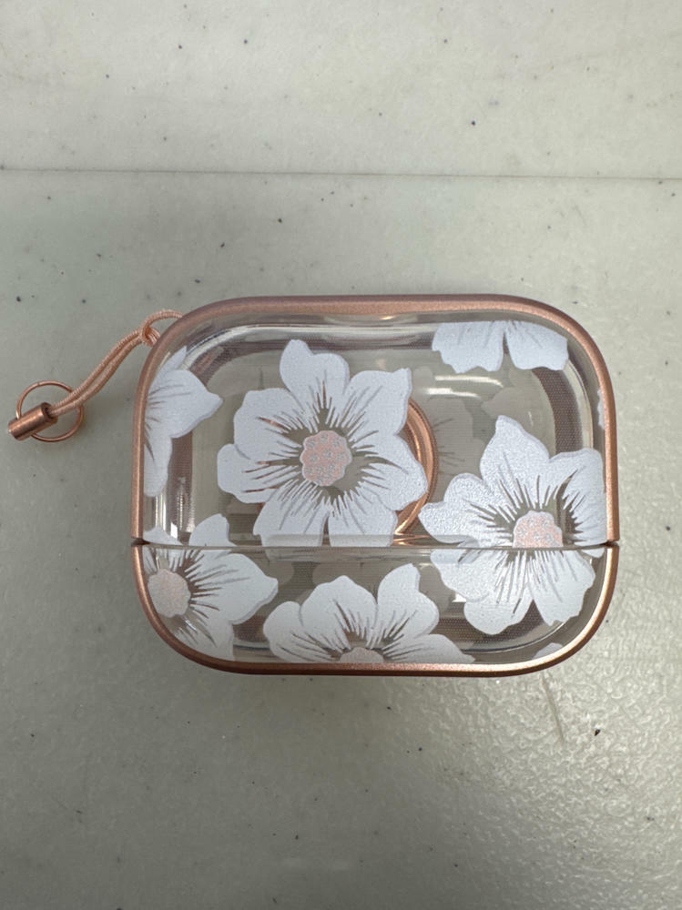 Maxjoy AirPods Pro Case 1st/2nd Gen Safety Lock Keychain Floral Cover