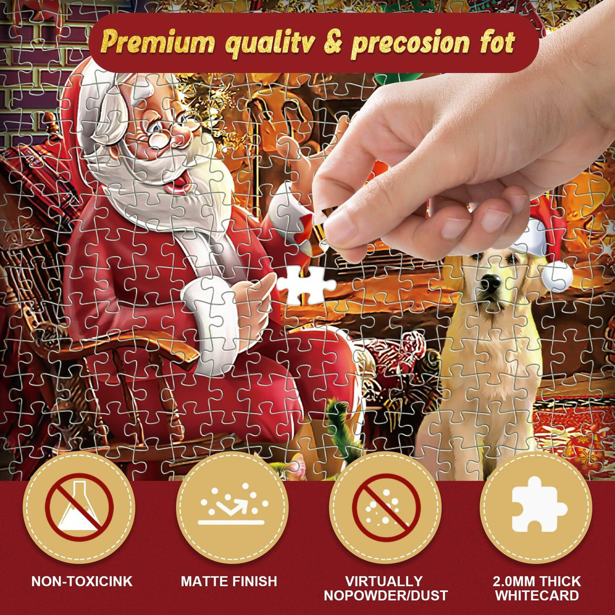 Advent Calendar 2025 Christmas Jigsaw Puzzle 1008 Pieces Cartoon Theme