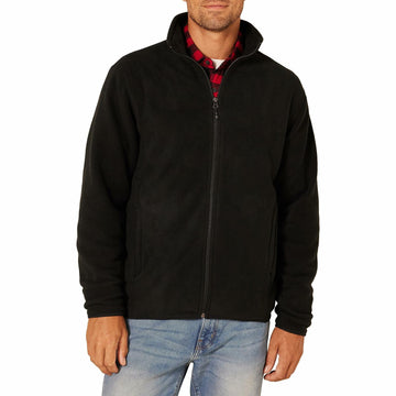 Amazon Essentials Men's Full-Zip Fleece Jacket Black Size X-Small