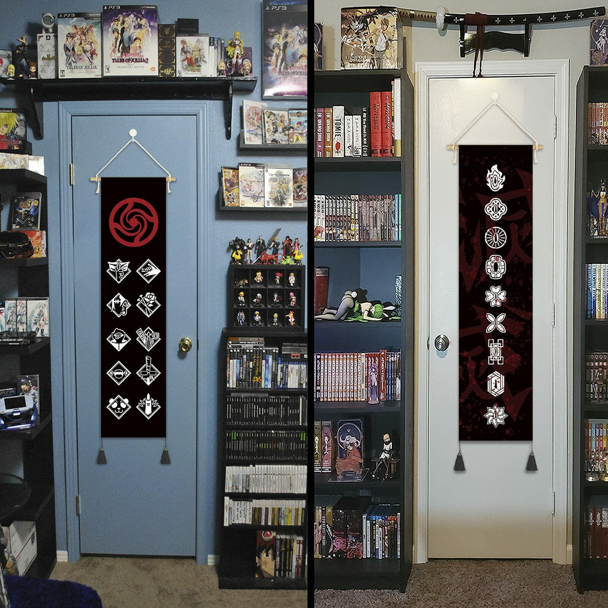 DigiTizerArt Jujutsu Kaisen Anime Wall Art Tapestry 13x56in Decor