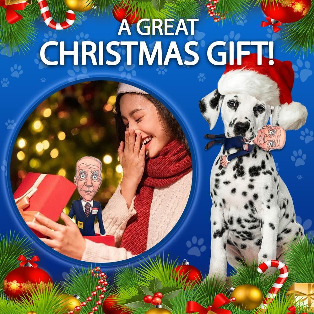 Pesky Patriot Sleepy Joe Biden Dog Toy Let’s Go Brandon 12" Durable Polyester