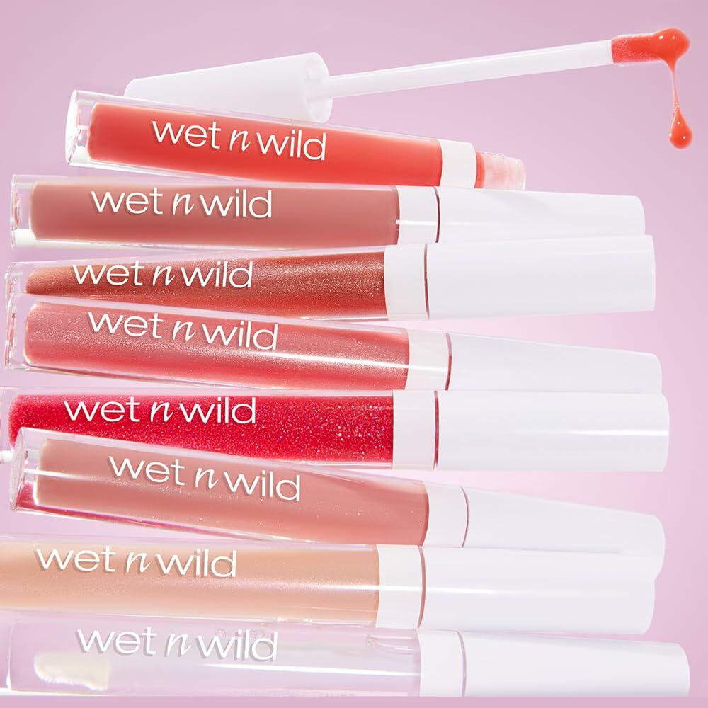 wet n wild MegaSlicks Lip Gloss Ultra-Glossy Vitamin-E Enriched Love Language