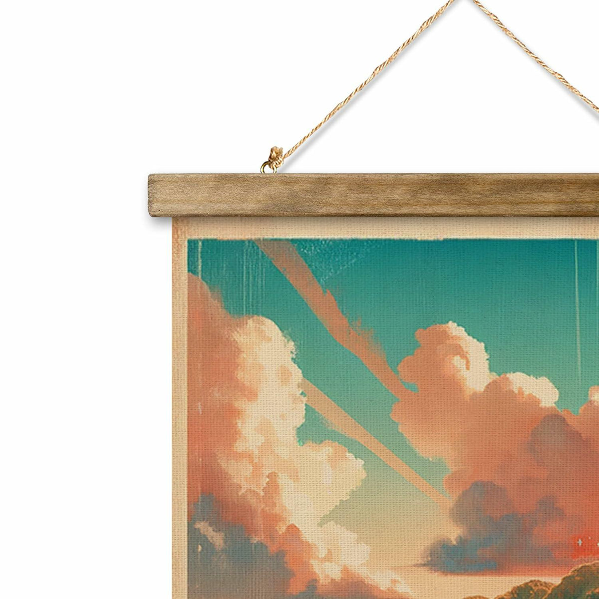 XIAOAIKA American Samoa National Park Travel Poster 16x23 Inches Wooden Frame