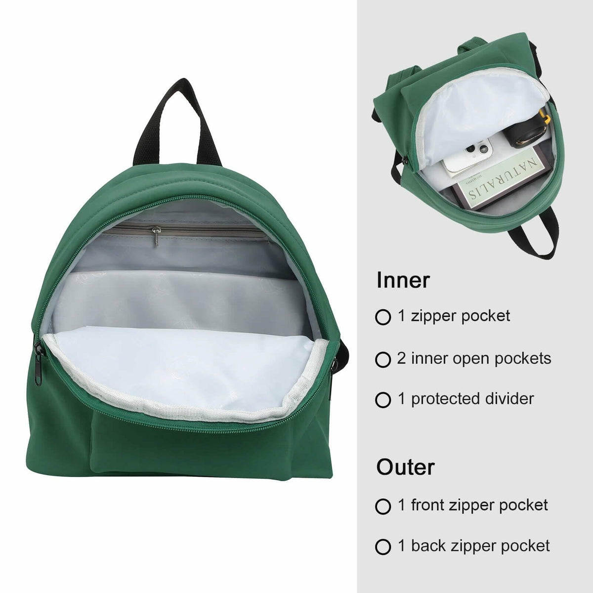 Phaoullzon Mini Backpack Travel Purse Small Casual Daypack Yellow