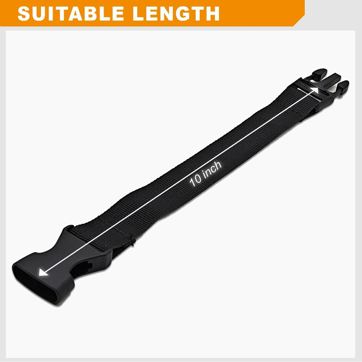 Universal Truck Gun Rack Extension Strap Black Durable Secure Firearm Holder L