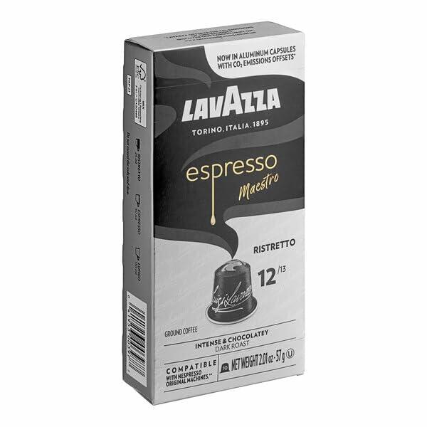 BestBy02/26 Lavazza Espresso Ristretto Dark Roast Capsules 10 Count
