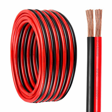 14 Gauge Copper Wire 2 Conductor 14 AWG Battery Cable 200FT Oxygen Free
