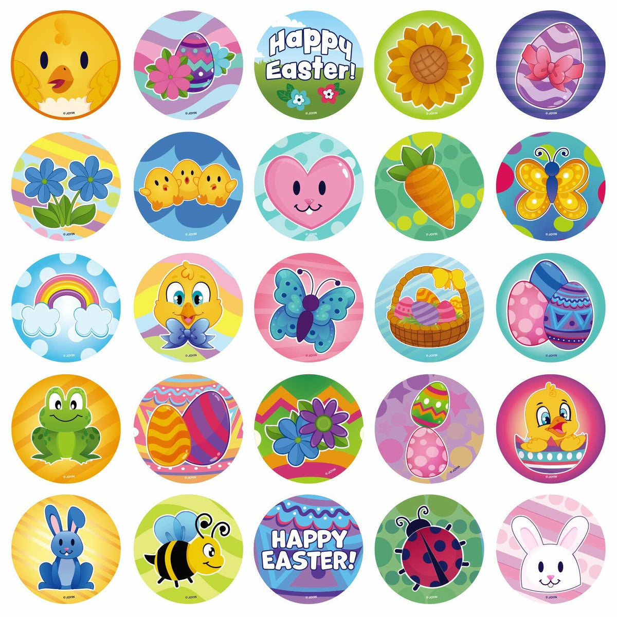 JOYIN 1000 Easter Arts & Crafts Kit with Stickers, Stampers, Tattoos