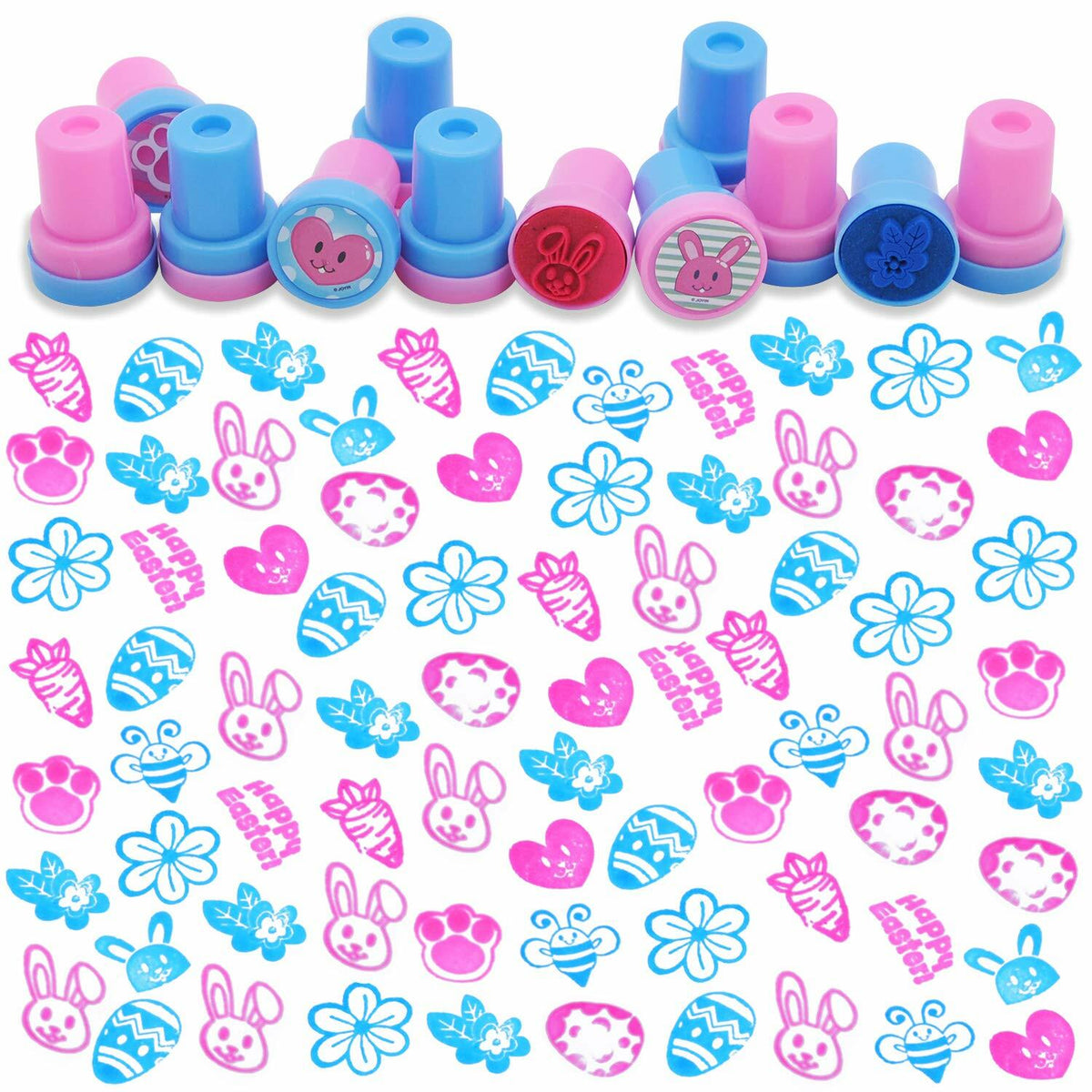 JOYIN 1000 Easter Arts & Crafts Kit with Stickers, Stampers, Tattoos