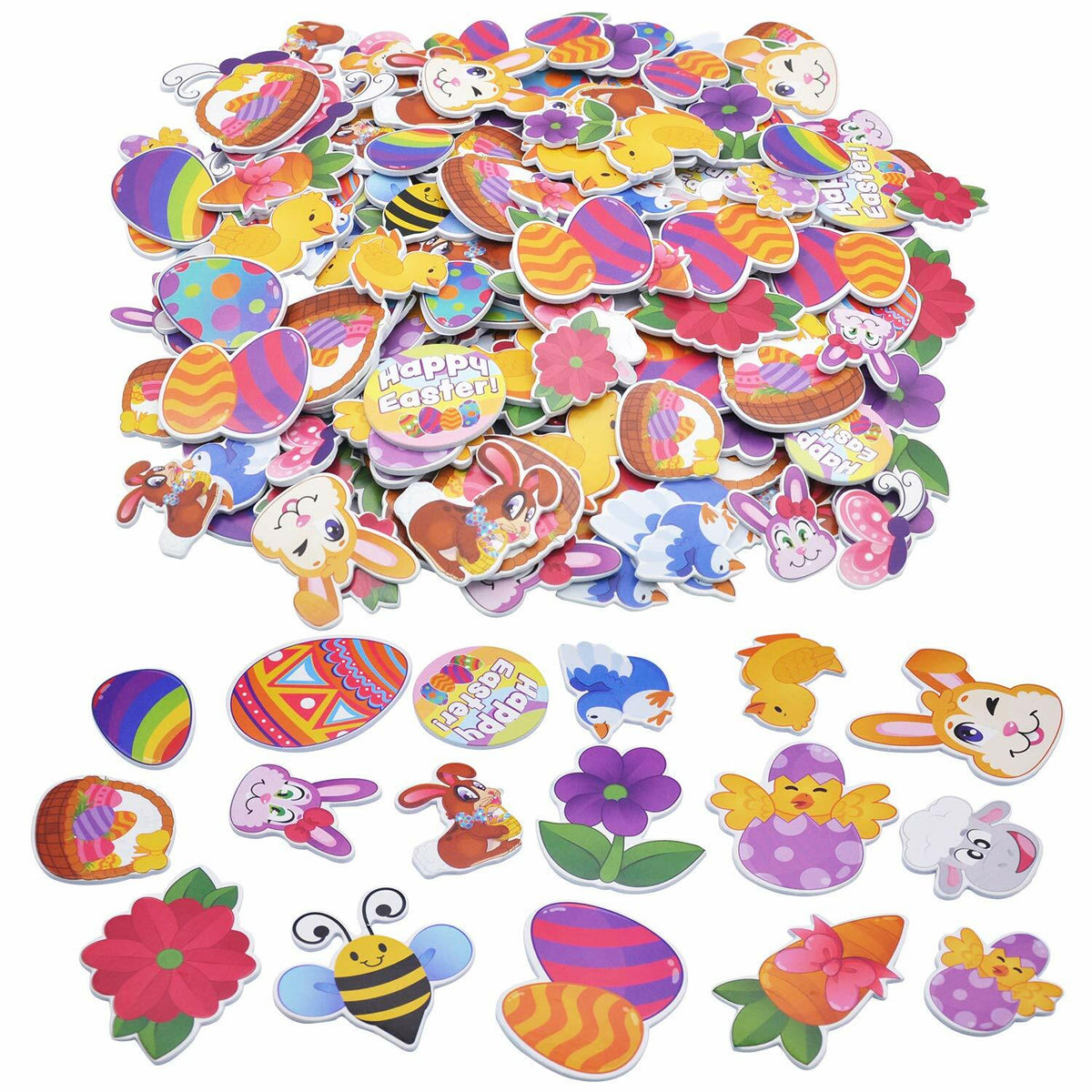 JOYIN 1000 Easter Arts & Crafts Kit with Stickers, Stampers, Tattoos