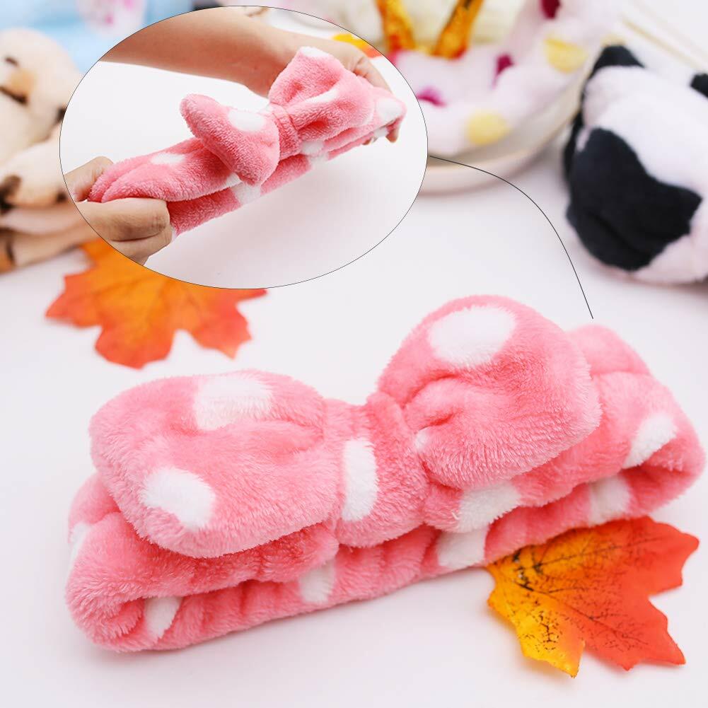 3 Otters Spa Headband Set 8PCS Soft Microfiber Face Wash for Women Girls