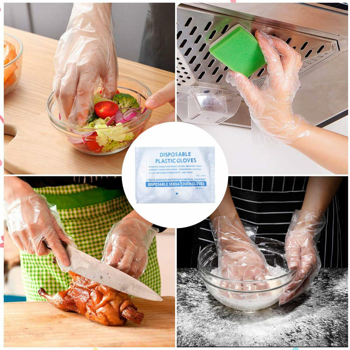 Onigiri Mold 3 Pcs Non-Stick Duck 3D Animal Rice Ball Maker with 100 Gloves