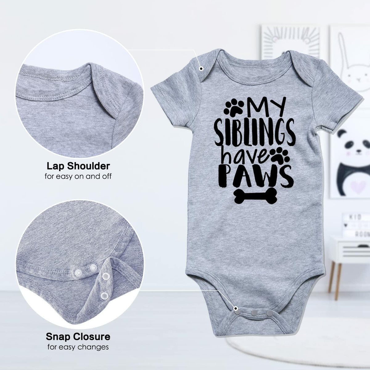Funnycokid Our First Mother’s Day Baby Outfit 3-6M Girl Boy Bodysuit Gift