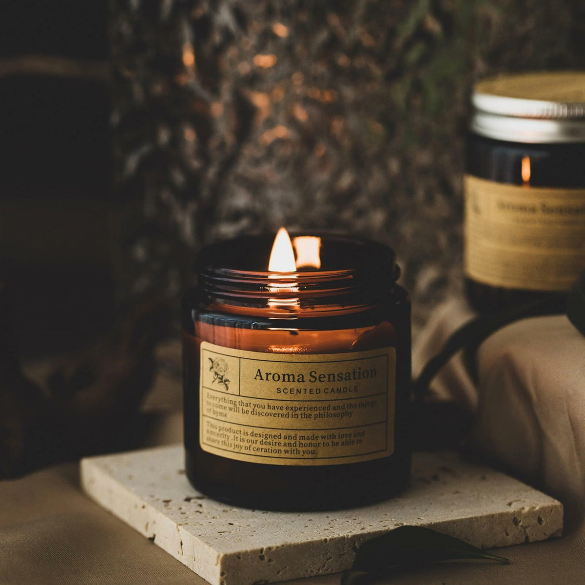Aaicandle Bluebell Scented Candle 3.5oz Jar Birthday Gift