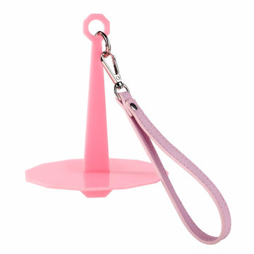 Portable Wrist Yarn Holder Leather Strap Yarn Spinner Organizer Pink