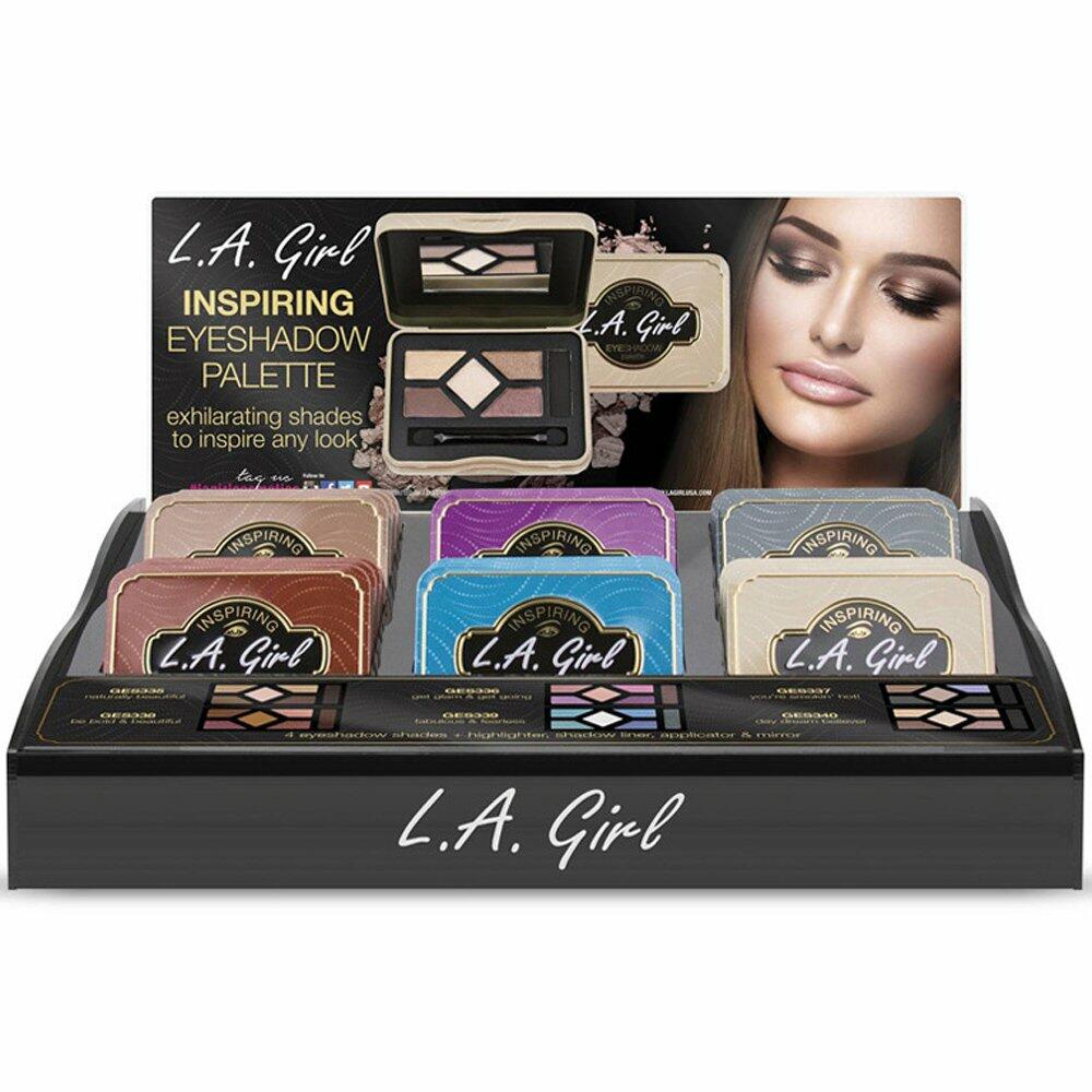 L.A. Girl Inspiring Eyeshadow Palette Get Glam & Get Going GES336