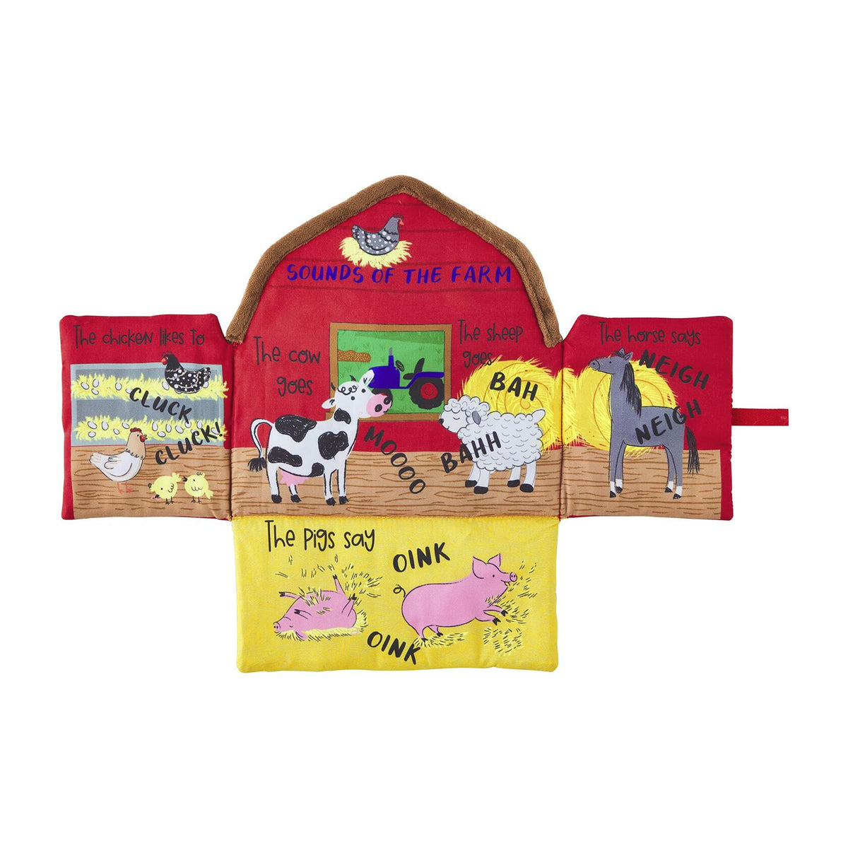 [Like New] Mud Pie Children's Farm Sounds Book
