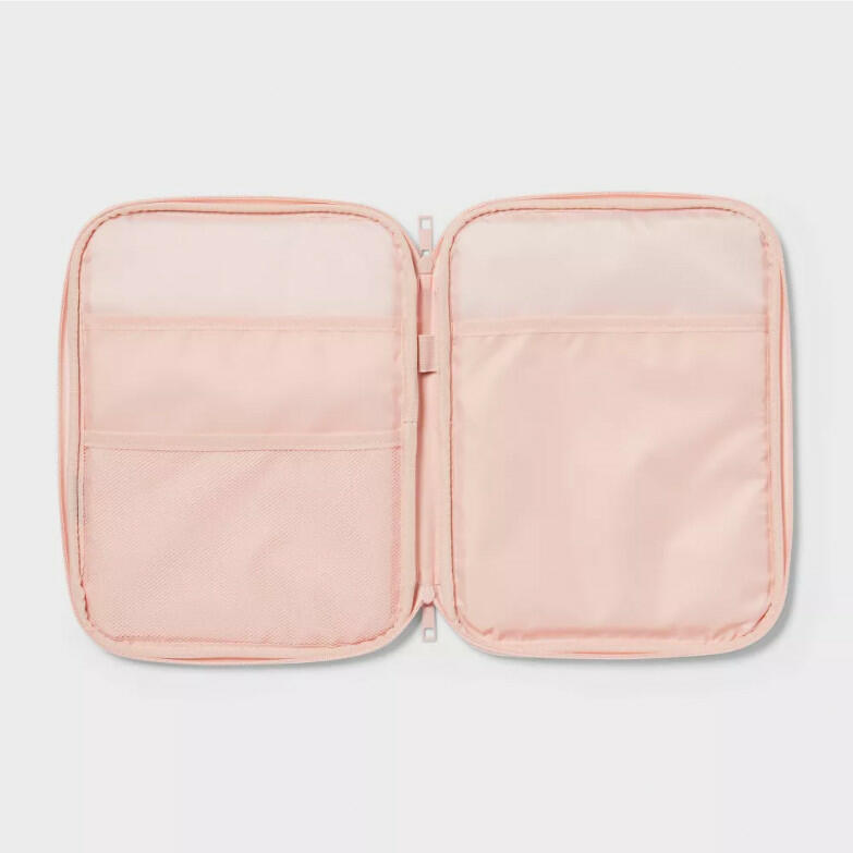 [Like New] Brightroom Zip Tablet Pouch Laptop Bag Blush Pink 12in x 9.25in