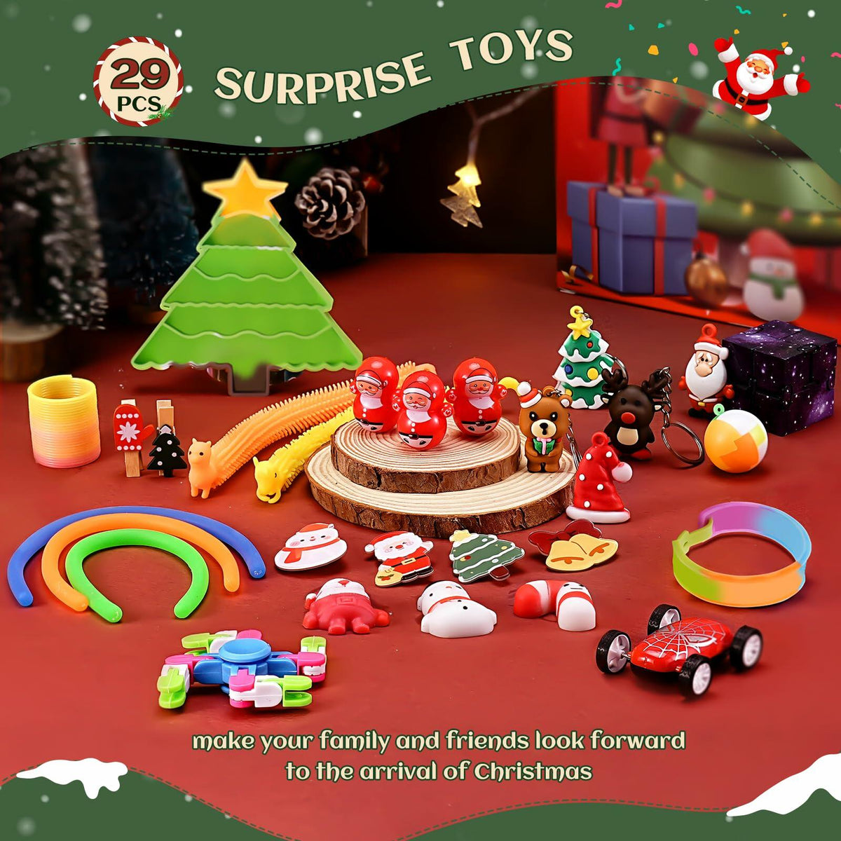Christmas Advent Calendar 2025 24 Days Countdown Collectible Surprises Set