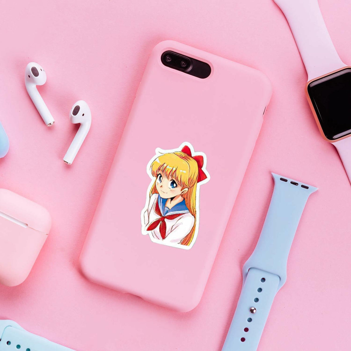Babymiu Anime Moon Stickers 200 Pcs Vinyl Decals Party Supplies BA189