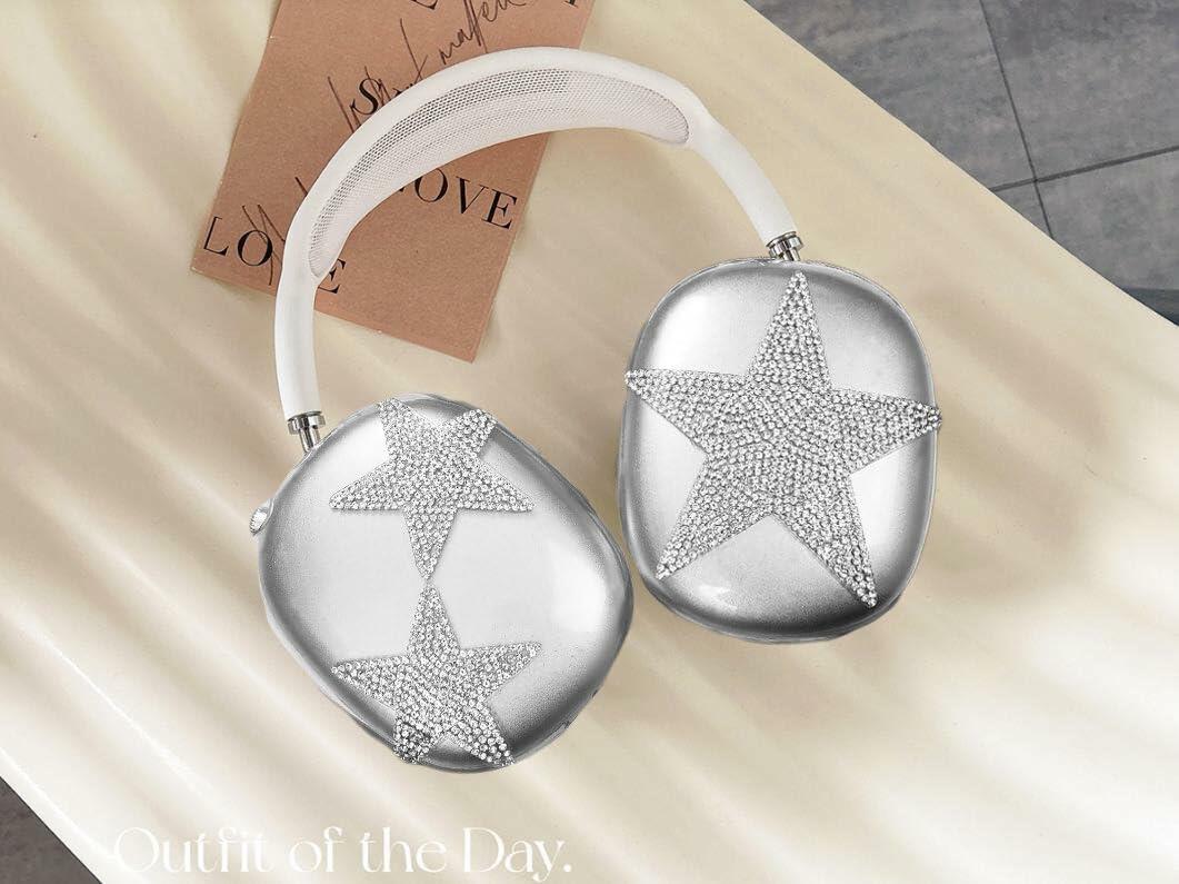 Case Cover for Apple AirPods Max 2024/2020 Shining Stars Soft Protective
