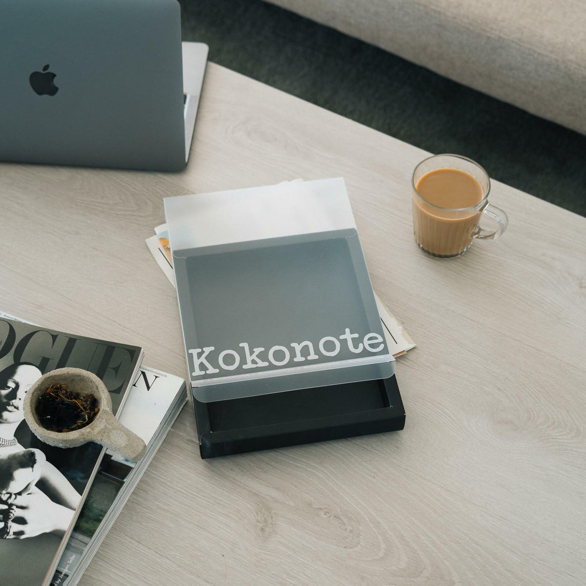[Like New] Kokonote Misty Gray 2024-2025 A5 Academic Weekly Planner 12 Months