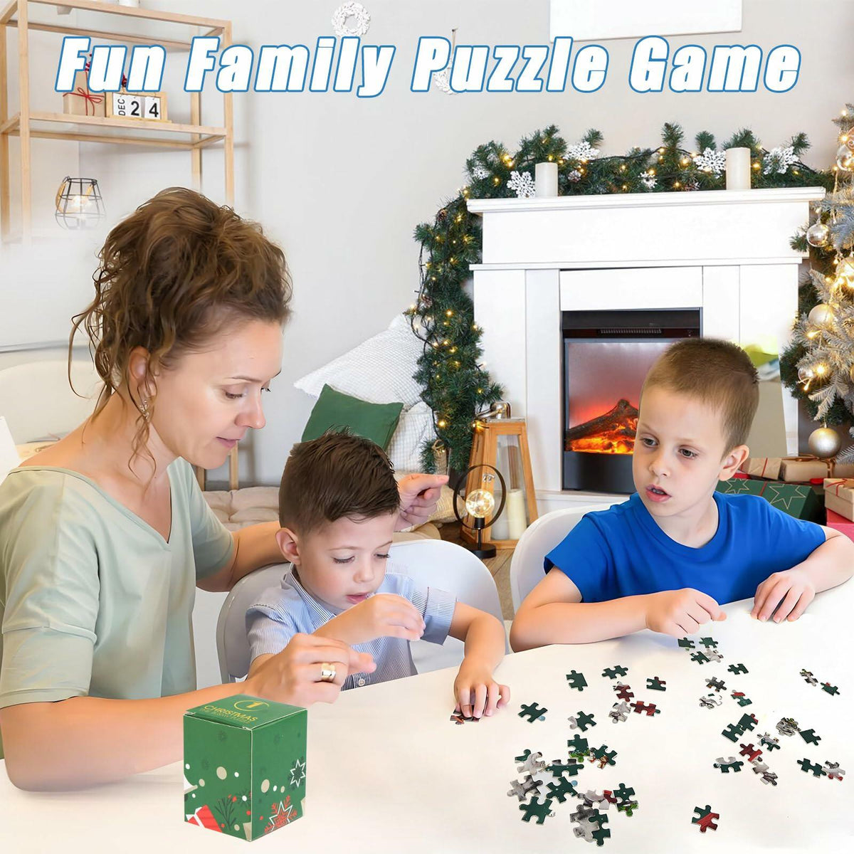 Sibosen 2024 Polar Christmas Puzzle Advent Calendar 1008 Pieces Style-02