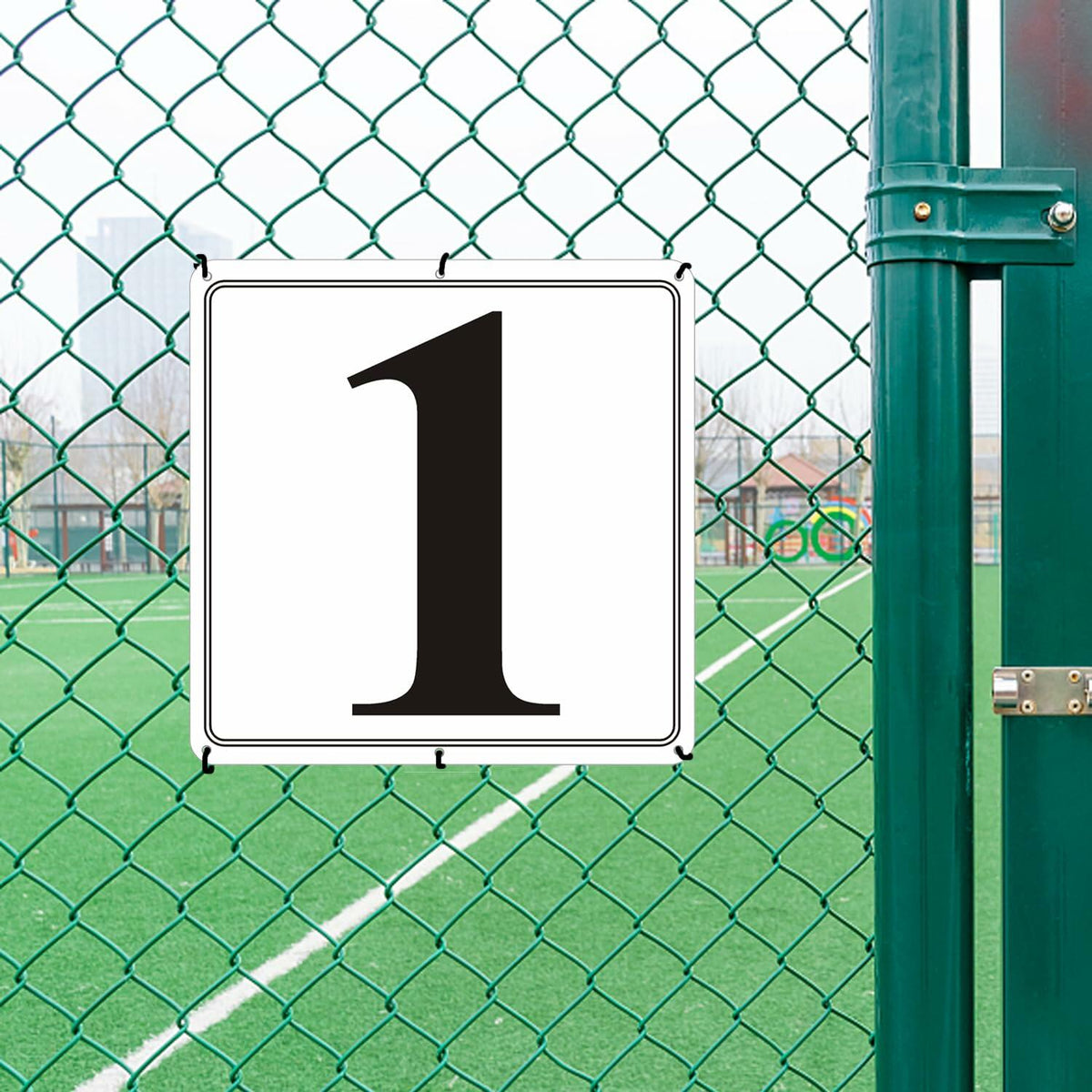 i-CowFun Aluminum Number Sign 54 12x12in Outdoor Parking Spot Large