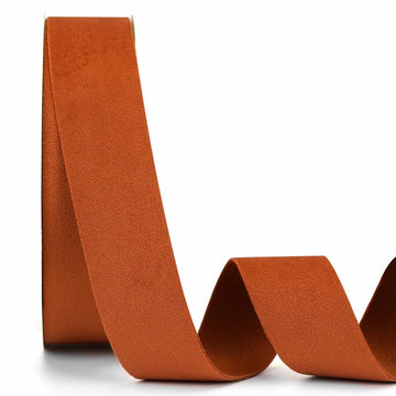 Ewaymado Terracotta Velvet Ribbon Double Faced 1.5" x 20yd