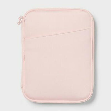 Brightroom Zip Tablet Pouch Laptop Bag Blush Pink
