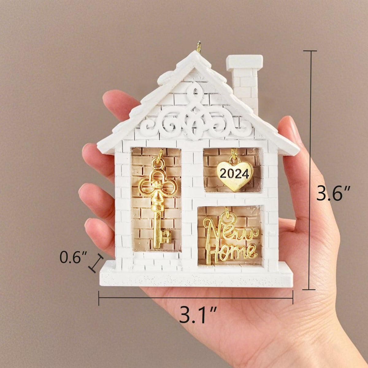 New Home Christmas Ornament 2024 Housewarming Gift Tree Decor