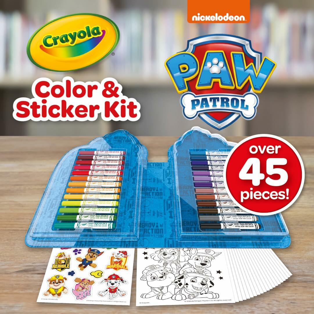 Paw Patrol Art Kit Creative Drawing and Coloring Set for Kids