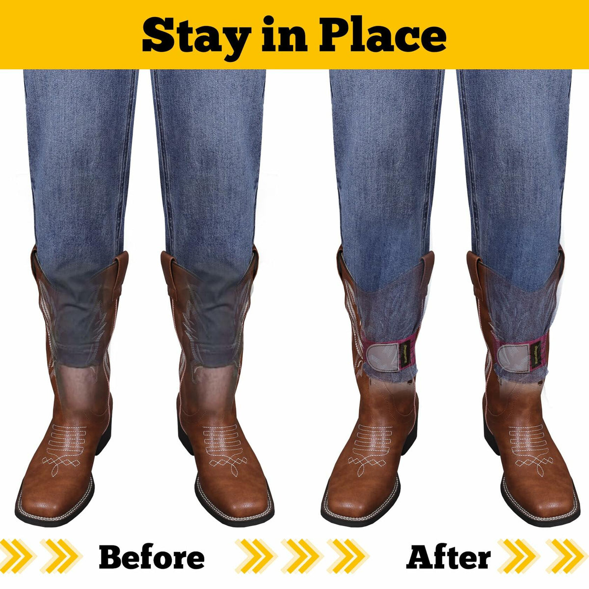 Neracking 2pcs Adjustable Elastic Boot Straps High Visibility Purple