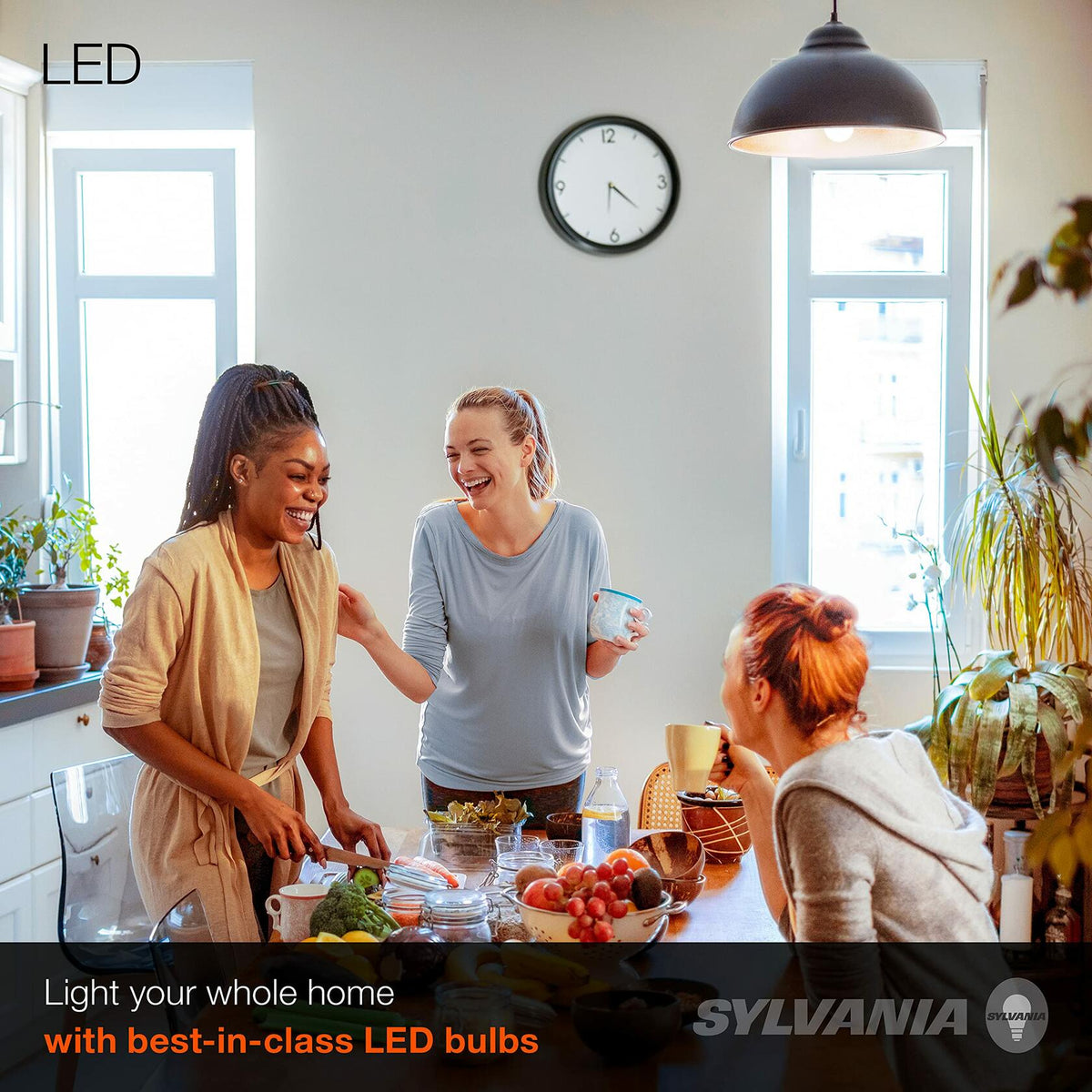 SYLVANIA LED Light Bulb 75W Equivalent A19 12W Medium Base Daylight 1 Pack