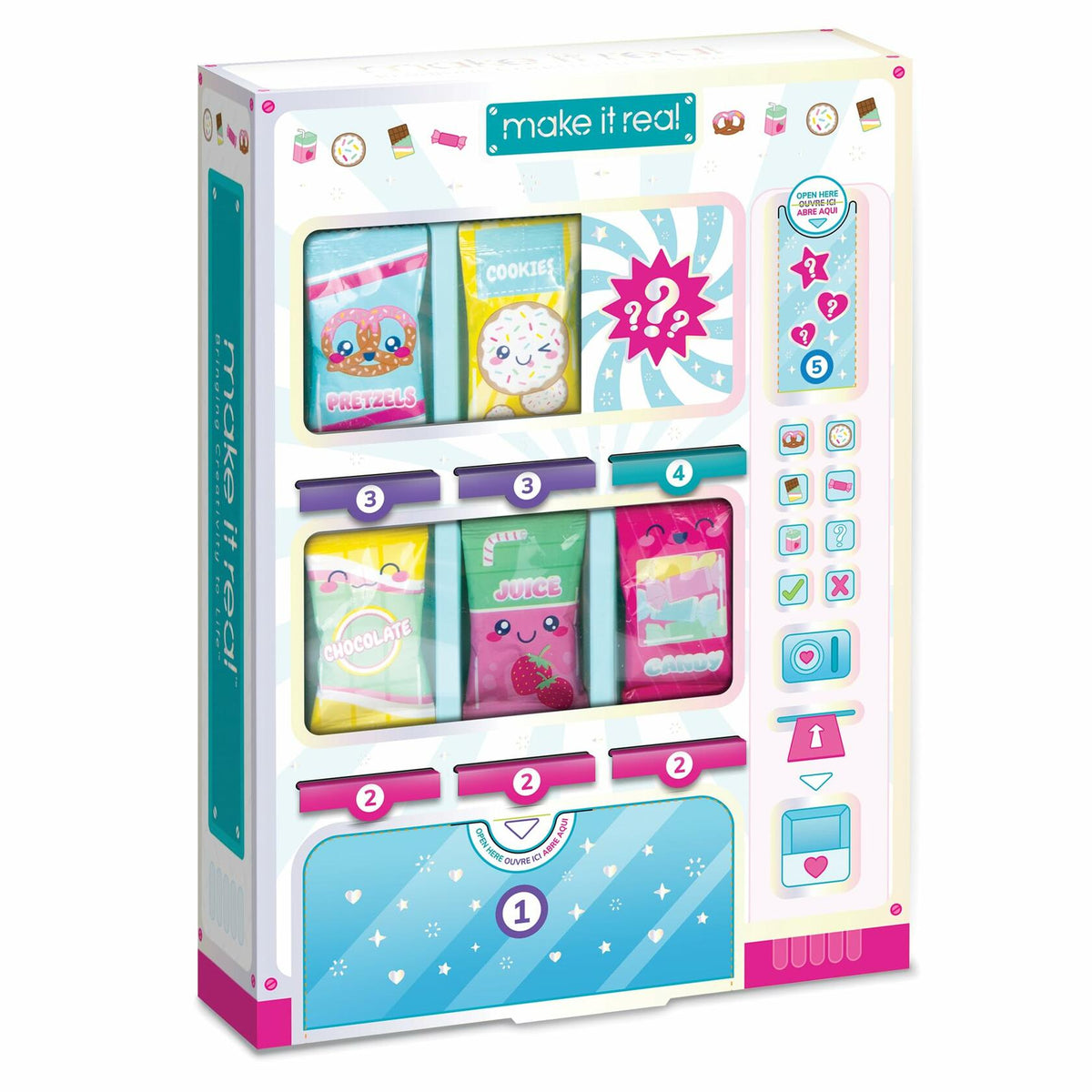 Make It Real Snackers Bracelet Kit Vending Machine Girls Kids 8+