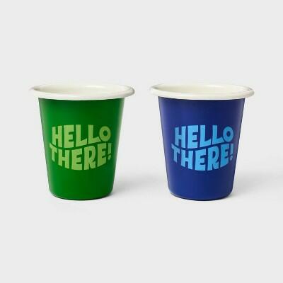 Tabitha Brown Target 2pk 12oz Enameled Cup Set Metal Tumblers